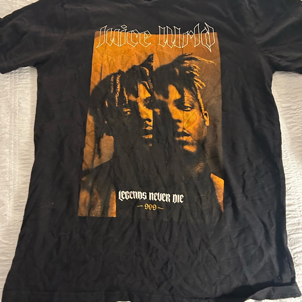 Juice WRLD Black Graphic T-Shirt